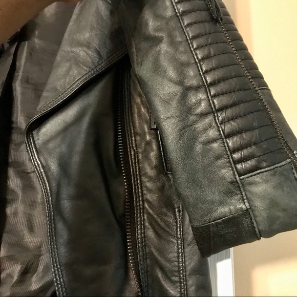 Faux Leather Moto Jacket - Picture 3 of 3